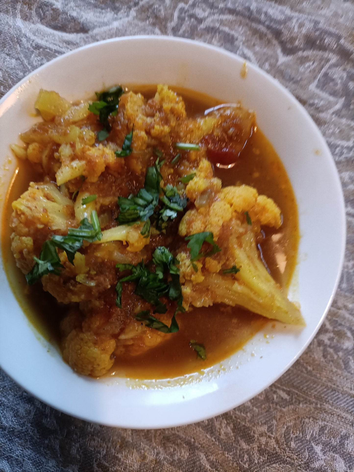 Takeaway Cauliflower Curry